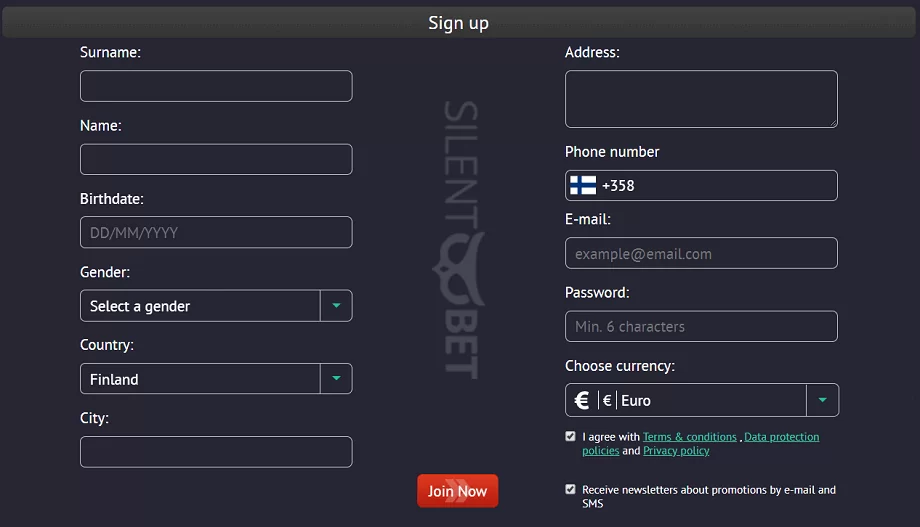 Pin Up Registration Steps.