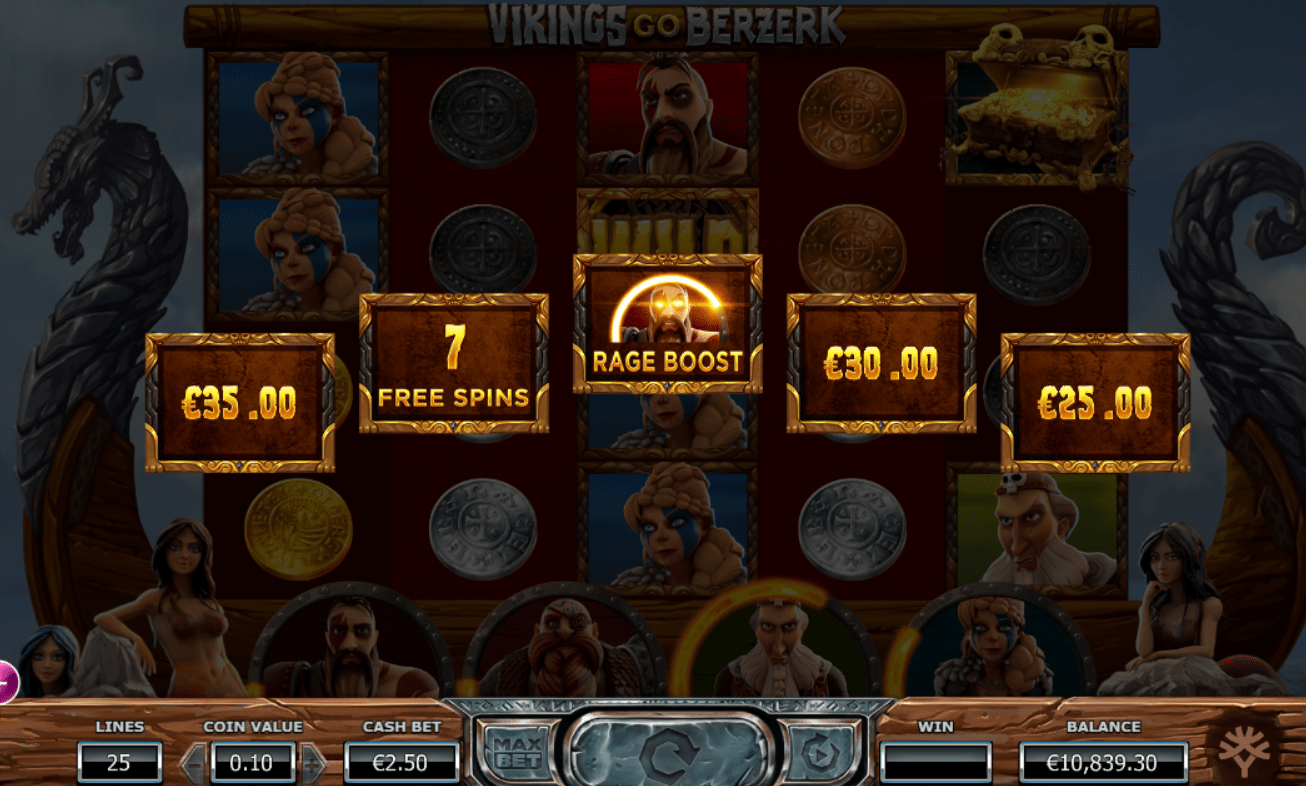 Vikings Go Berzerk Golden Treasure Chest feature
